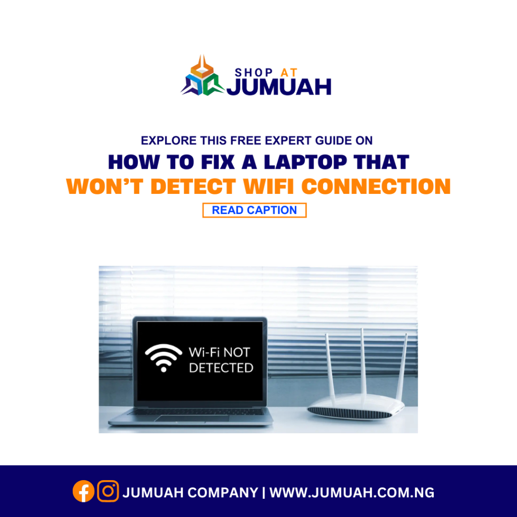 Fixing a Laptop That's Not Detecting Wifi