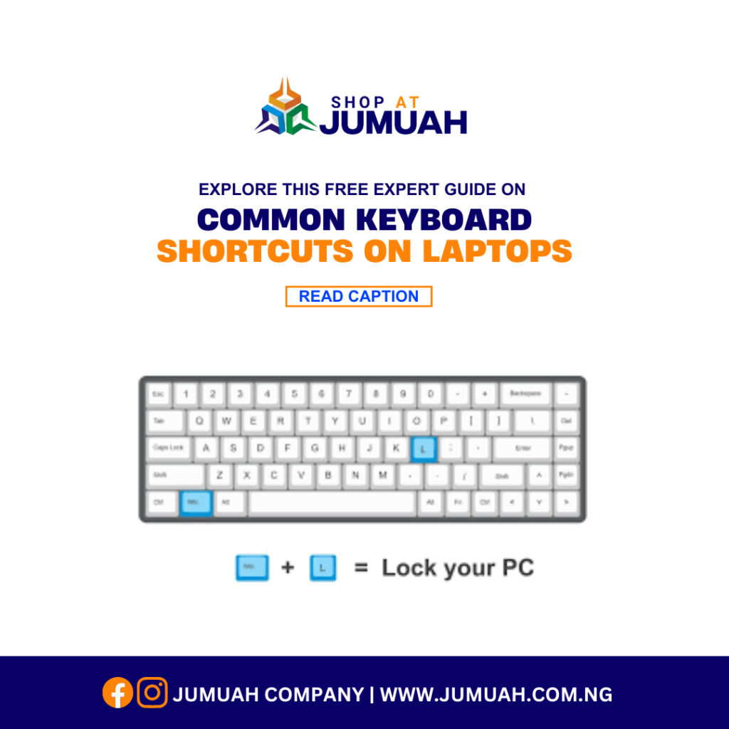 Common Keyboard Shortcuts on Laptop