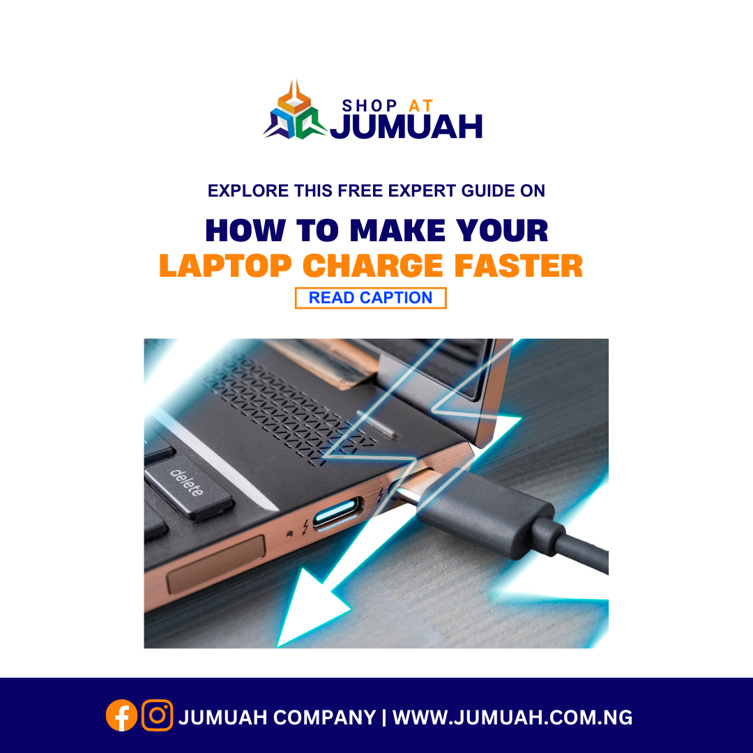 make your laptop charge faster